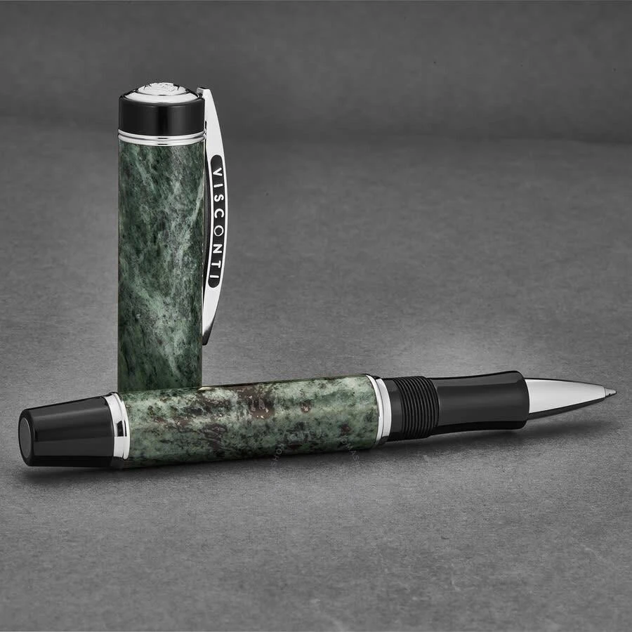 商品Visconti|Visconti 685RL01 'Millionaire' Issoire Green Marble Rollerball Pen,价格¥3356,第3张图片详细描述