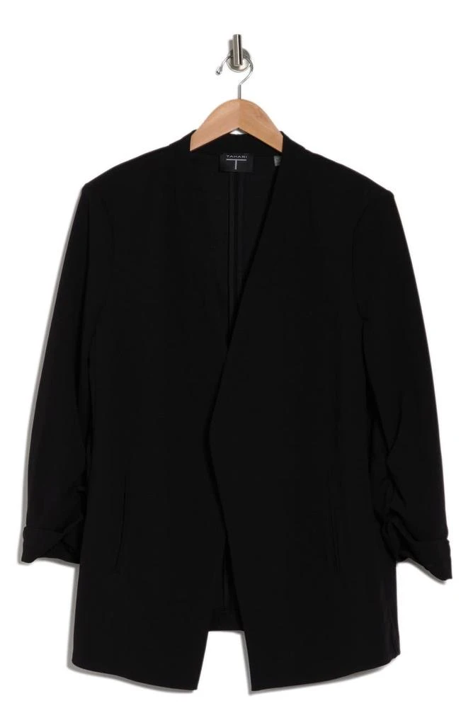 商品Tahari|Collarless Open Front Blazer,价格¥295,第3张图片详细描述