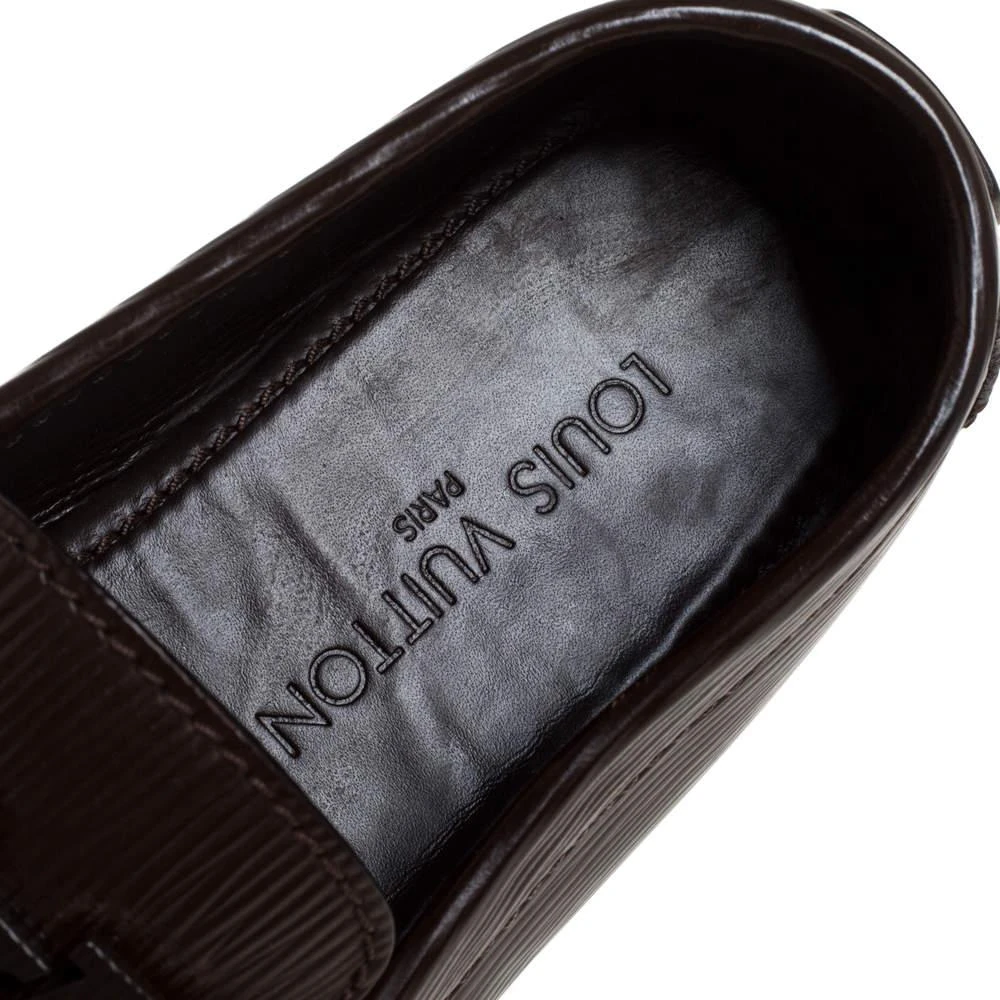 Louis Vuitton Brown Leather Monte Carlo Slip On Loafers Size 41.5 商品
