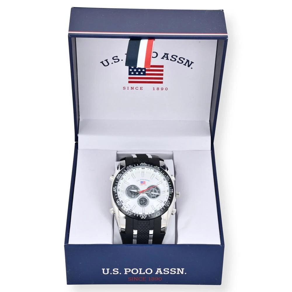 商品U.S. POLO ASSN.|U.S. Polo Association Men's Silver Strap Watch,价格¥451,第3张图片详细描述