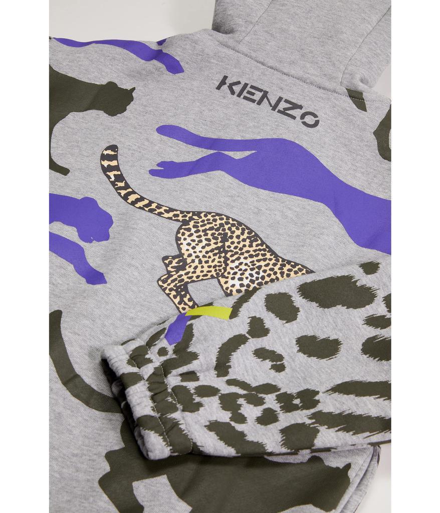 商品Kenzo|Cheetah Zip-Up Hoodie (Little Kids/Big Kids),价格¥1577,第4张图片详细描述