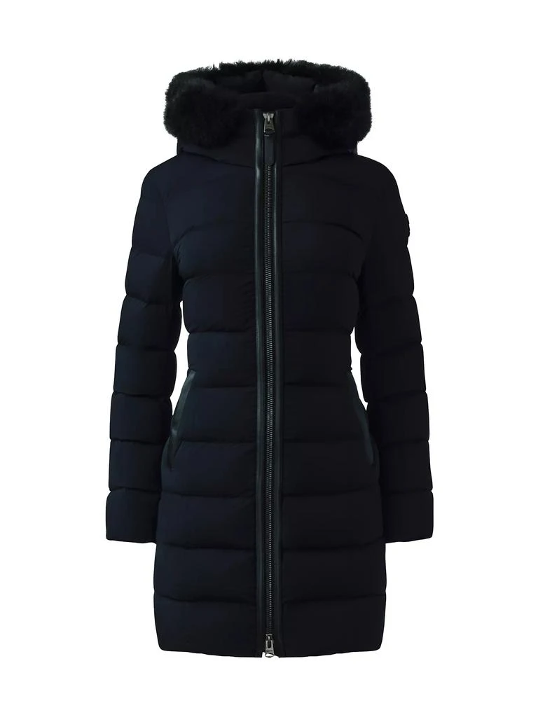 商品Mackage|Calla Shearling-Embellished Down Coat,价格¥9299,第1张图片
