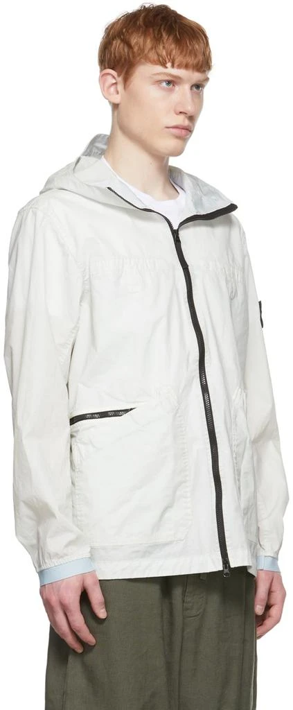 商品Stone Island|Off-White Nylon Jacket,价格¥4637,第2张图片详细描述