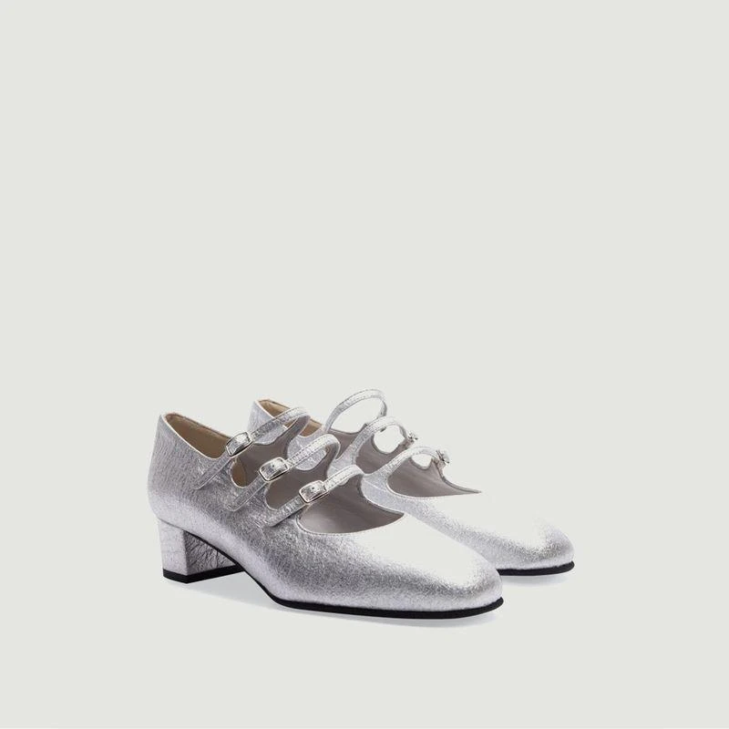 商品Carel|Kina Pinatex shoe Silver Carel,价格¥3121,第2张图片详细描述