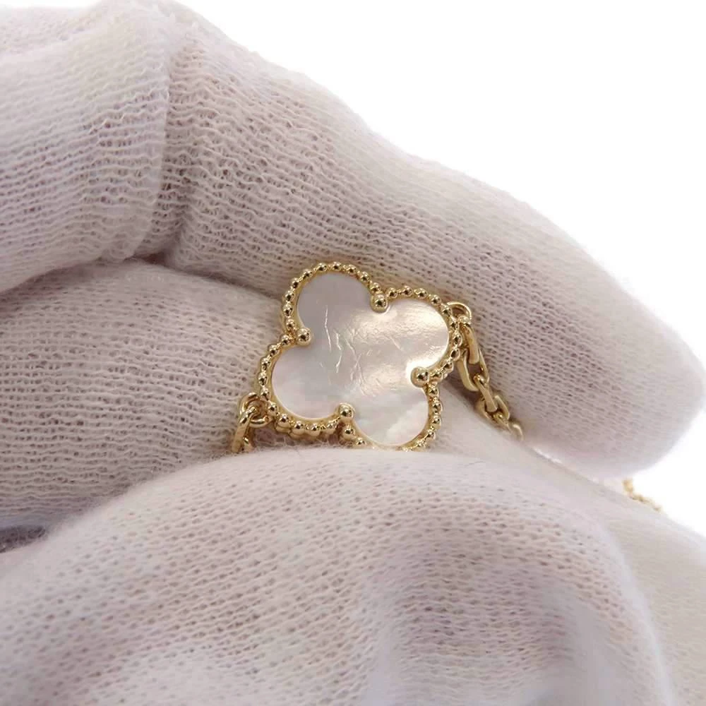 Van Cleef & Arpels Vintage Alhambra 18K Yellow Gold Mother of Pearl Bracelet 7 商品