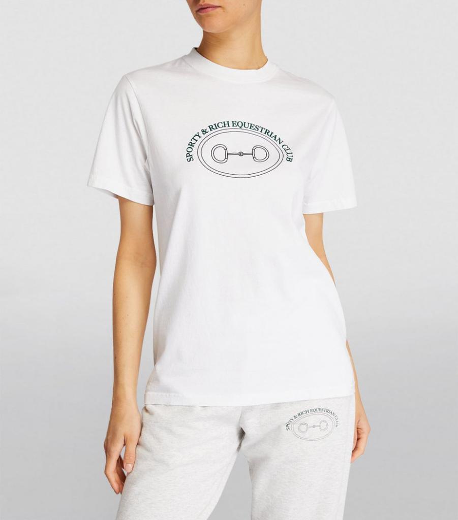商品Sporty & Rich|Equestrian T-Shirt,价格¥368,第5张图片详细描述