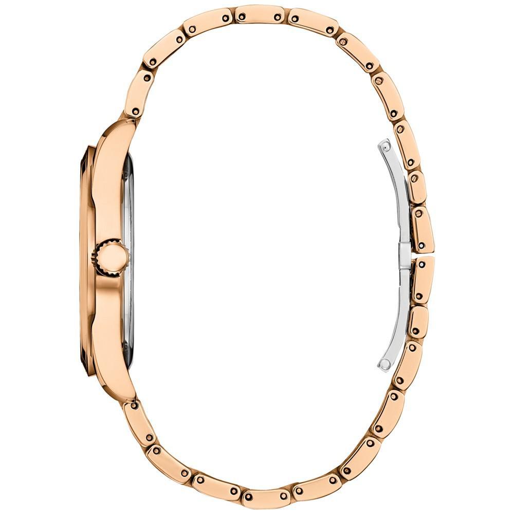 商品Citizen|Eco-Drive Women's Arezzo Rose Gold-Tone Stainless Steel Bracelet Watch 35mm,价格¥2004,第4张图片详细描述