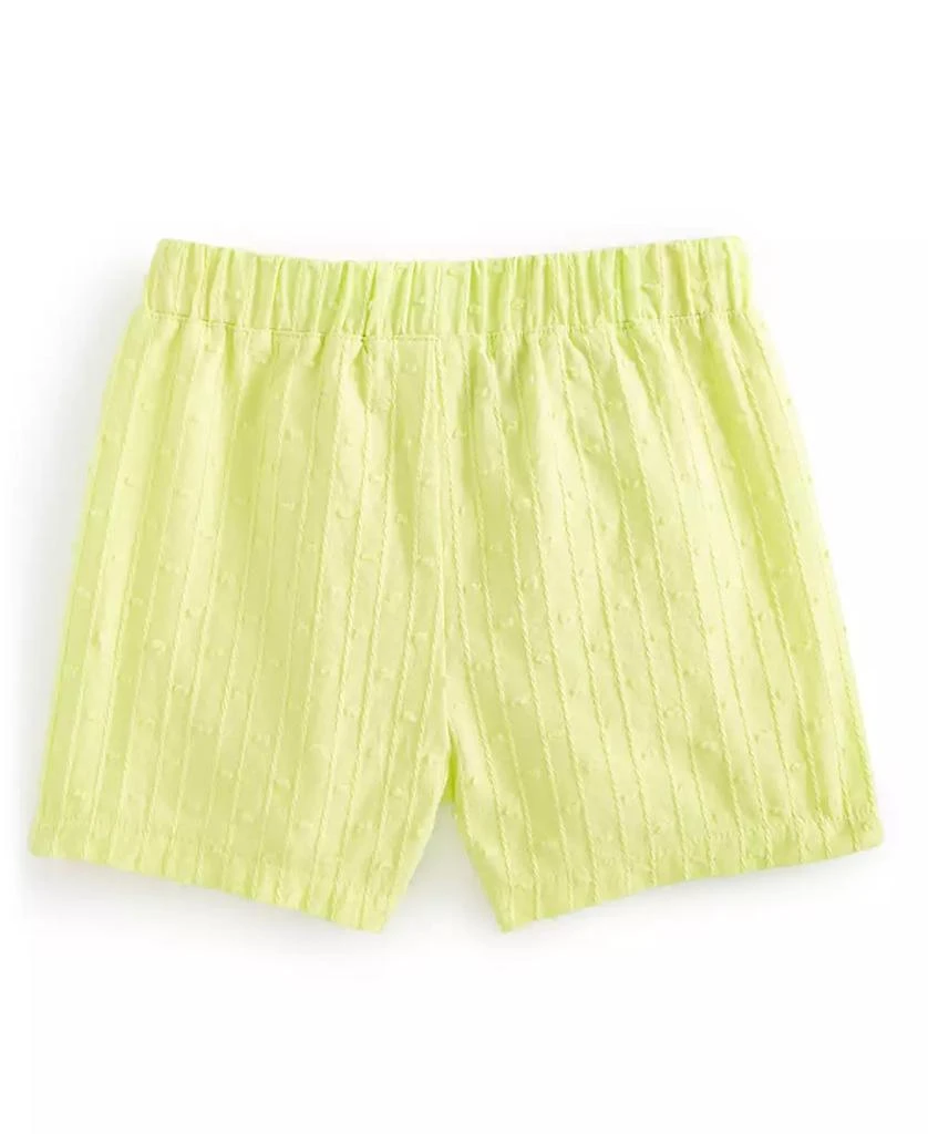 商品First Impressions|Baby Girls Swiss Dot Woven Cotton Ruffled Shorts, Created for Macy's,价格¥30,第2张图片详细描述