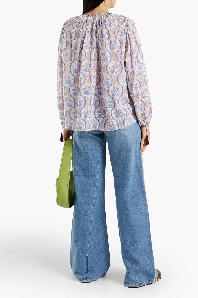 商品ANTIK BATIK|Tanissa printed cotton-voile blouse,价格¥685,第3张图片详细描述