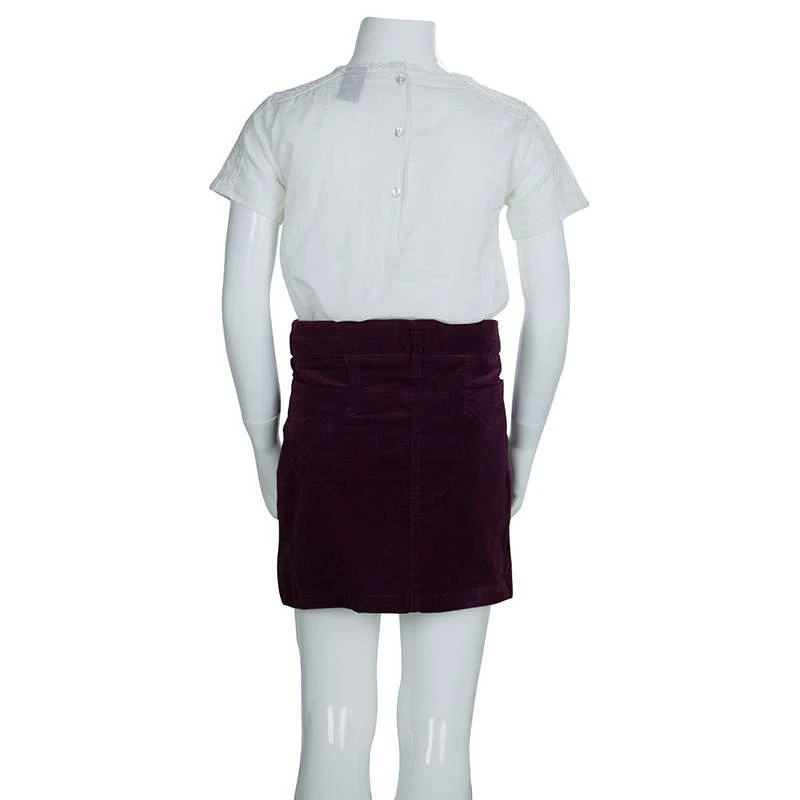 商品[二手商品] Dior|Dior Burgundy Corduroy Mini Skirt 8 Yrs,价格¥763,第3张图片详细描述