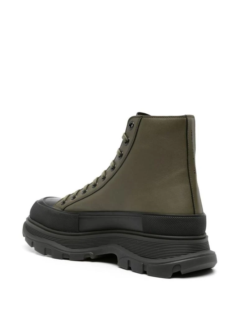 商品Alexander McQueen|ALEXANDER MCQUEEN Leather boot,价格¥4702,第4张图片详细描述