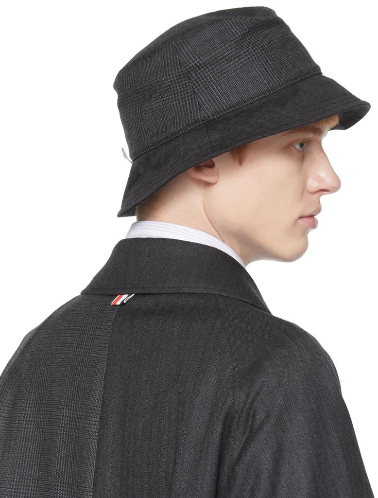 商品Thom Browne|SSENSE Exclusive Gray Wool Bucket Hat,价格¥1240,第3张图片详细描述