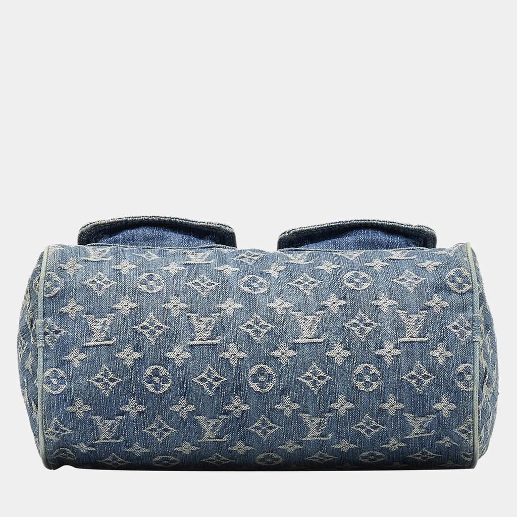 商品[二手商品] Louis Vuitton|Louis Vuitton Blue Monogram Denim Neo Speedy 30,价格¥9515,第4张图片详细描述