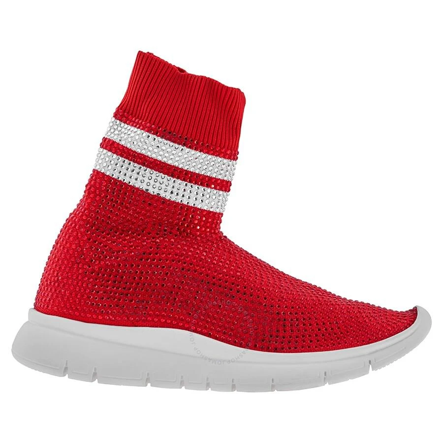 商品Joshua Sanders|Ladies Red Sneakers Sock All Strass,价格¥631,第1张图片