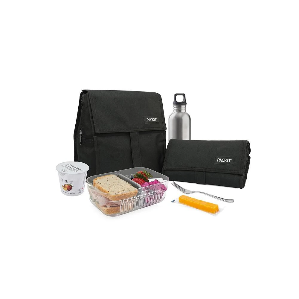商品Pack It|Freezable Lunch Bag and Mod Lunch Bento Set, 5 Piece,价格¥745,第2张图片详细描述