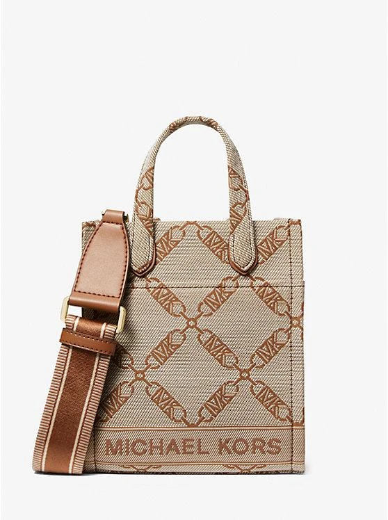 商品Michael Kors|Gigi Extra-Small Empire Logo Jacquard Crossbody Bag,价格¥744,第1张图片