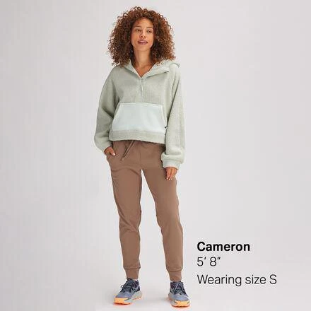 商品Backcountry|GOAT Fleece 1/2-Zip Pullover Hoodie - Women's,价格¥523,第5张图片详细描述