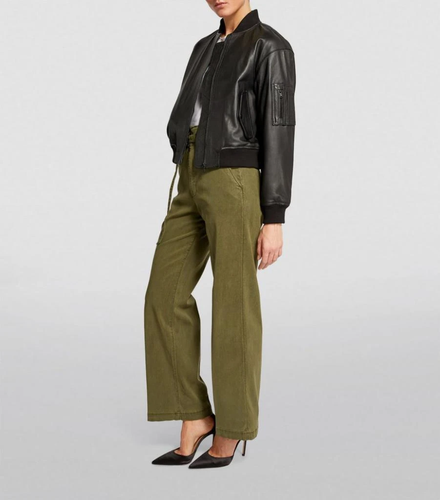 商品ME+EM|Leather Bomber Jacket,价格¥6136,第2张图片详细描述