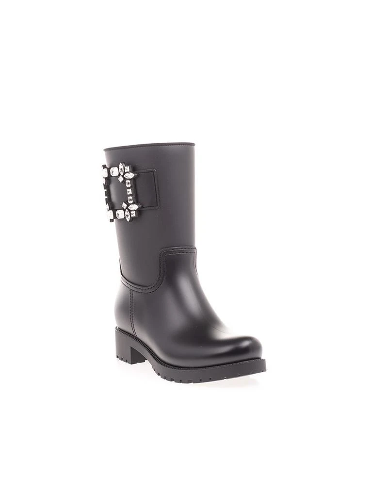 商品Roger Vivier|Roger vivier women's black pvc ankle boots,价格¥7377,第2张图片详细描述