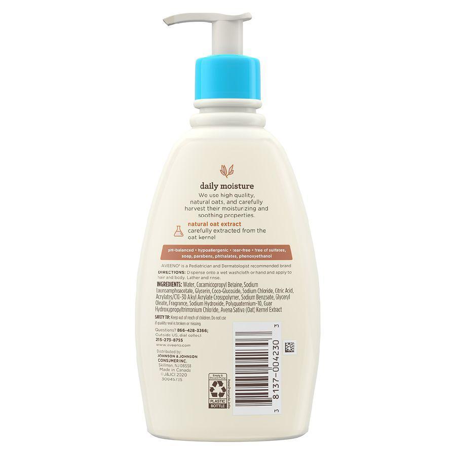 商品Aveeno|Wash & Shampoo, Oat Extract Light and Fresh,价格¥58,第4张图片详细描述