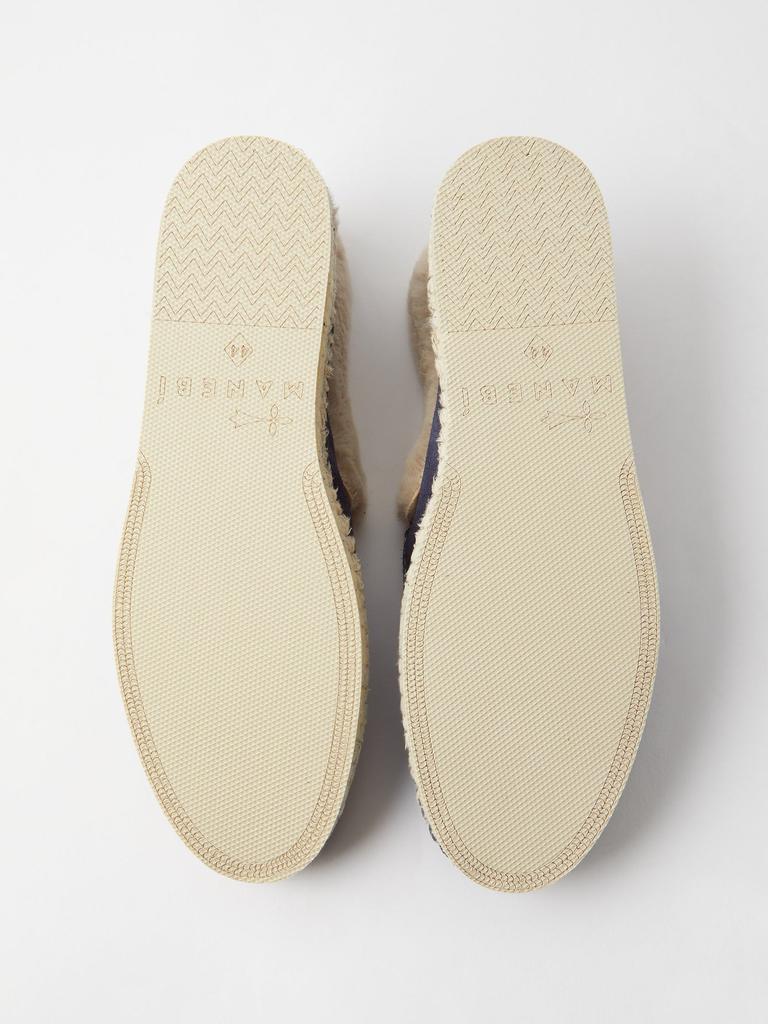 商品MANEBÍ|Faux fur-lined suede espadrille loafers,价格¥733,第6张图片详细描述
