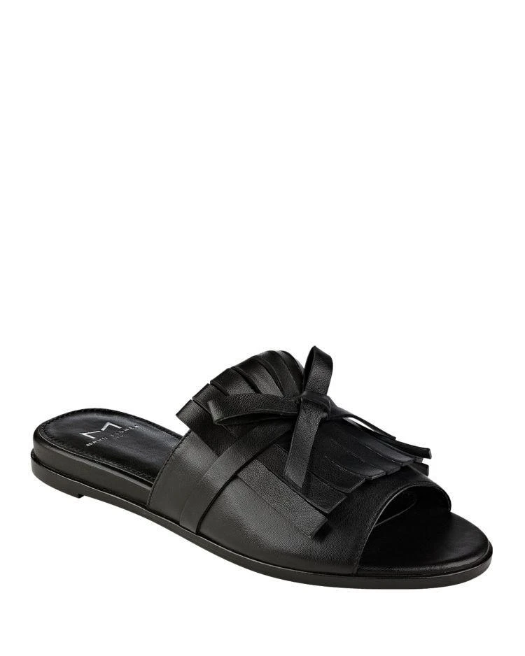 商品Marc Fisher|Whitley Kiltie Fringe Slide Sandals,价格¥587,第1张图片