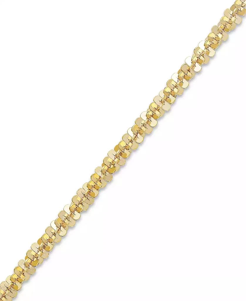 商品Macy's|Sparkle Chain Ankle Bracelet, 10" (1-1/2mm) in 14k Yellow Gold or 14k White Gold.,价格¥1589,第3张图片详细描述