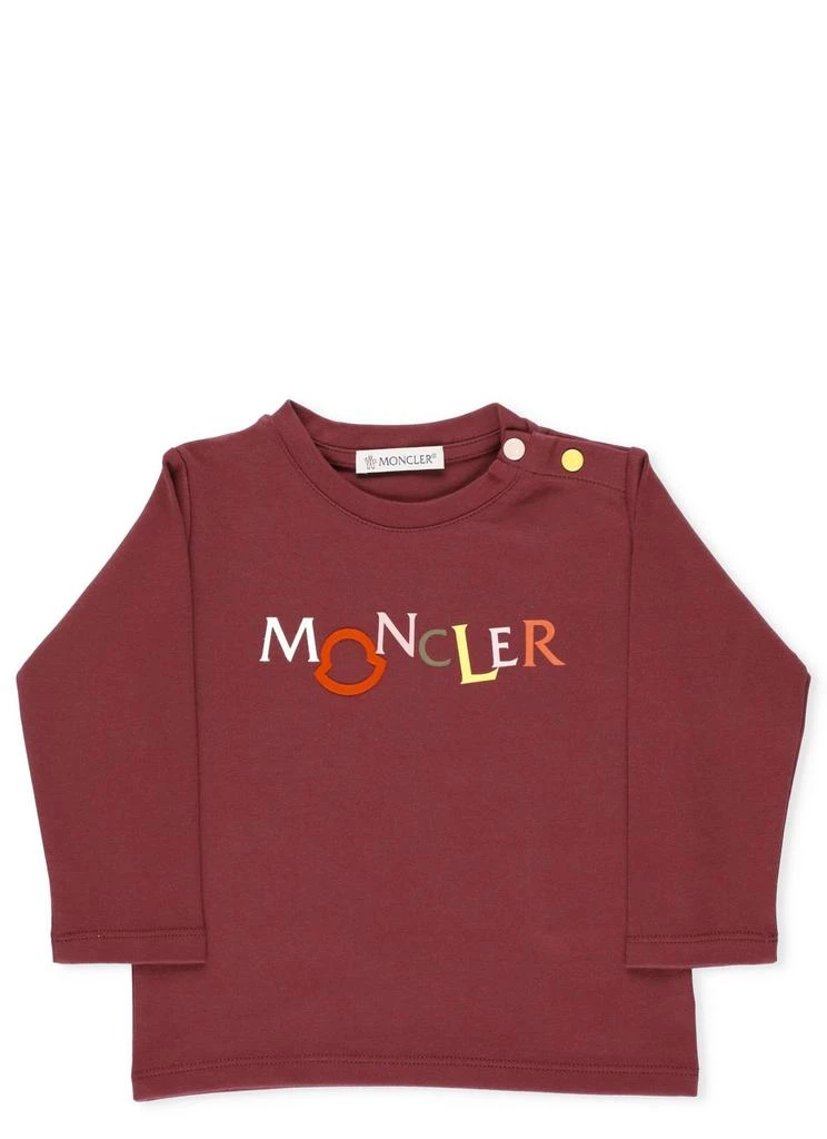 商品Moncler|Moncler Enfant Logo Print T-Shirt,价格¥595,第1张图片