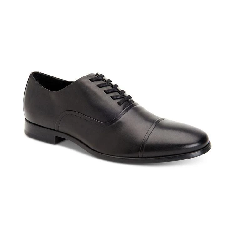 商品Calvin Klein|Men's Saul Leather Oxfords,价格¥700,第1张图片