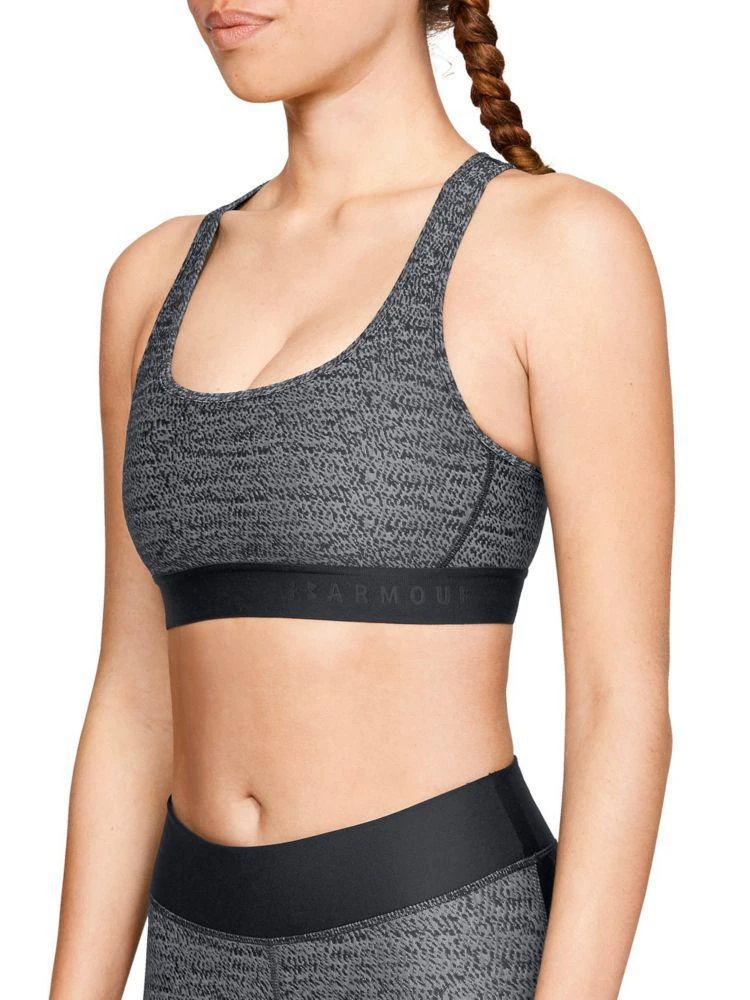 商品Under Armour|Crossback Jacquard Sports Bra,价格¥170,第2张图片详细描述