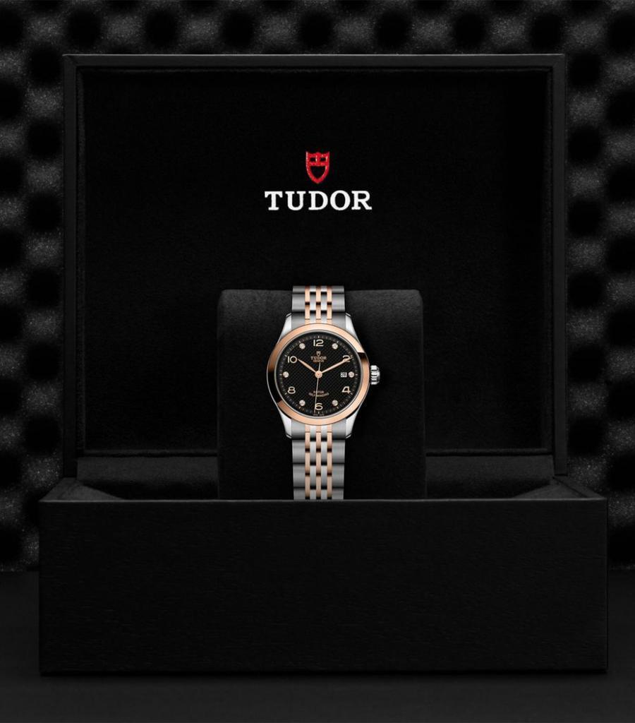 商品Tudor|1926 Stainless Steel, Rose Gold and Diamond Watch 28mm,价格¥24340,第4张图片详细描述