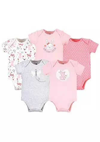 商品Hudson|Baby Hudson Baby Infant Girl Cotton Bodysuits Sweet Bunny,价格¥156,第1张图片