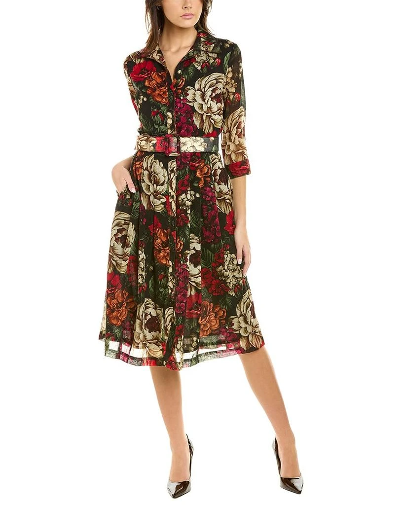 商品SAMANTHA SUNG|Samantha Sung Audrey 3 Wool Shirtdress,价格¥3155,第1张图片