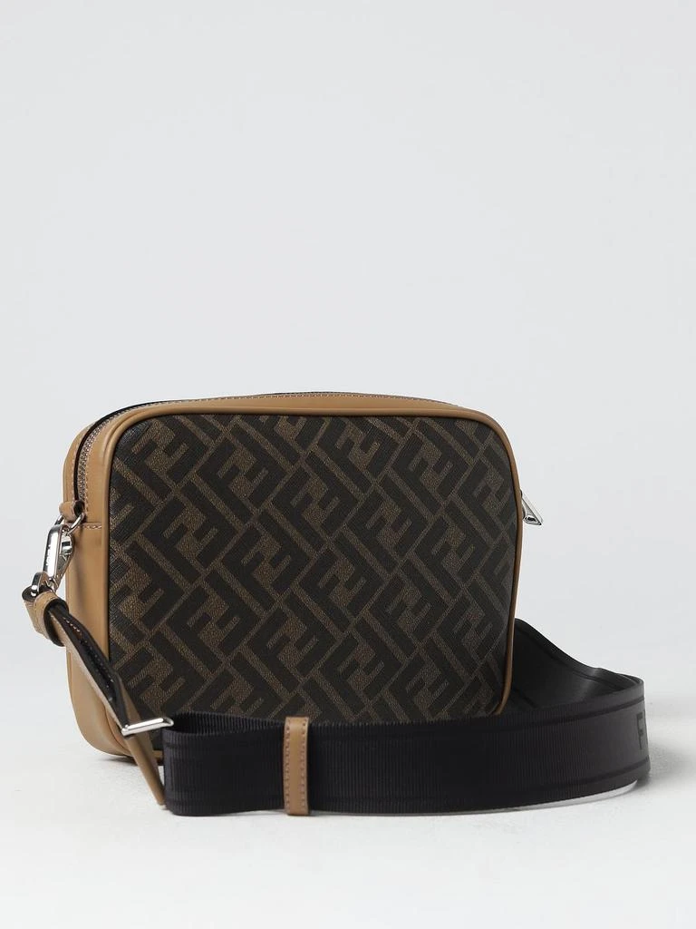 商品Fendi|Fendi Case Duo Diagonal bag in coated cotton and leather,价格¥10683,第2张图片详细描述