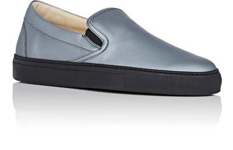 商品Barneys New York|Faux-Leather Slip-On Sneakers,价格¥952,第2张图片详细描述