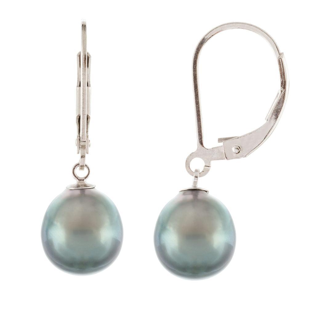 商品Splendid Pearls|Sterling Silver 9-10mm Pearl Earrings,价格¥566,第1张图片