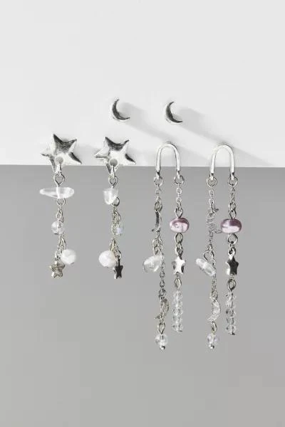 商品Urban Outfitters|Celestial Earring Set,价格¥114,第2张图片详细描述