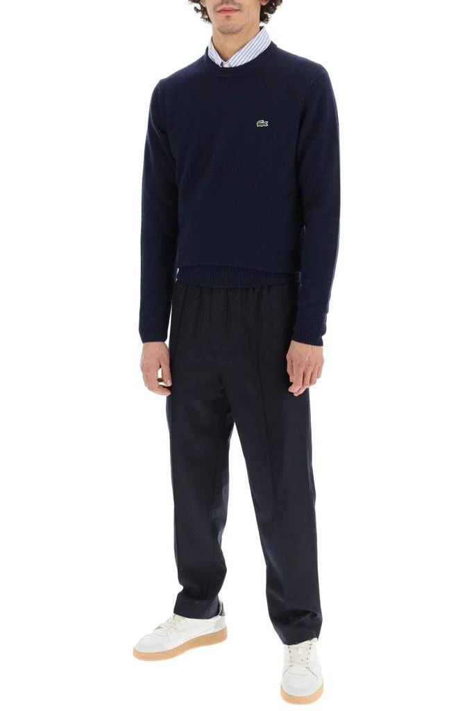 商品Lacoste|REGULAR FIT WOOL SWEATER WITH LOGO,价格¥1102,第2张图片详细描述