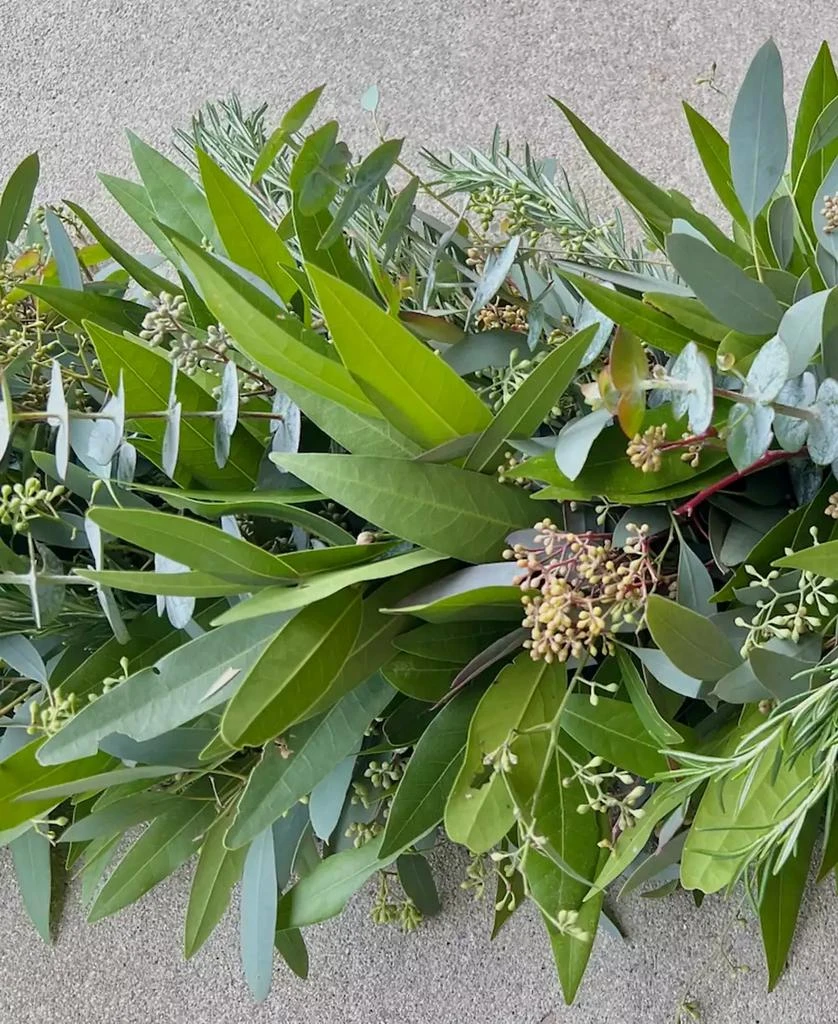 商品GreenishBlu|Fresh Real Garland Eucalyptus Bayleaf and Rosemary Spring Garland,价格¥897,第3张图片详细描述