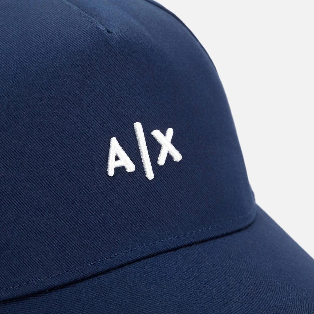 商品Armani Exchange|Armani Exchange Men's Small Ax Logo Cap - Navy,价格¥271,第4张图片详细描述