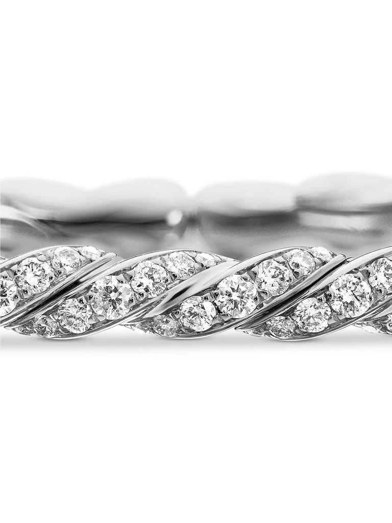 Sculpted Cable Flex Bracelet in 18K White Gold 商品