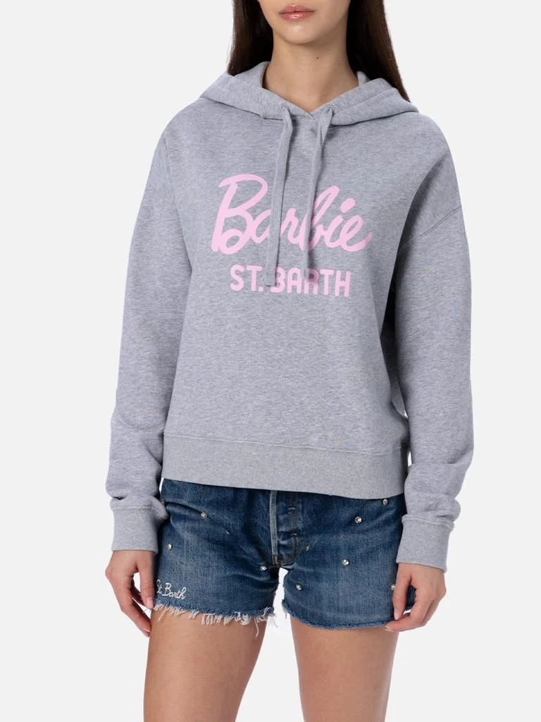 商品Mc2 Saint Barth|Woman Cotton Hoodie Mindy With Barbie Logo | Barbie Special Edition,价格¥1593,第1张图片