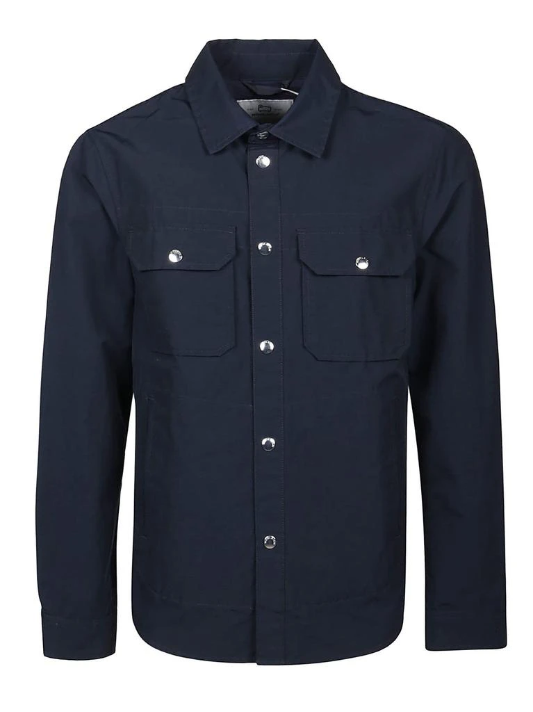 商品Woolrich|Woolrich Pocket-Detailed Long-Sleeved Shirt,价格¥1426,第1张图片