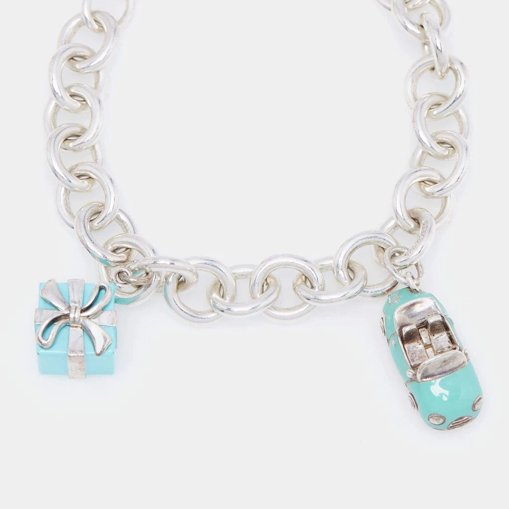 商品[二手商品] Tiffany & Co.|Tiffany & Co. Return to Tiffany & Co. Multi Charm Enamel Sterling Silver Bracelet,价格¥3186,第2张图片详细描述