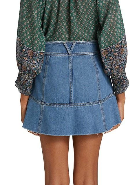 商品VERONICA BEARD|Lavelle Ruffle Skirt,价格¥778,第5张图片详细描述