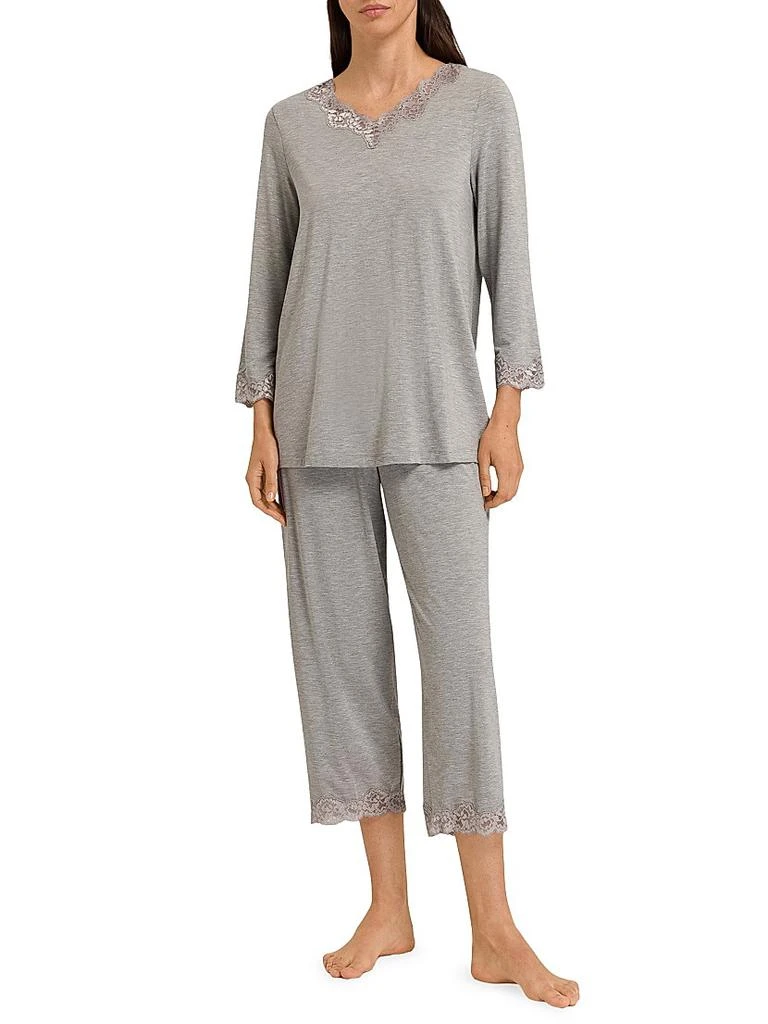 商品Hanro|Natural Elegance 2-Piece Pajama Set,价格¥1162,第2张图片详细描述