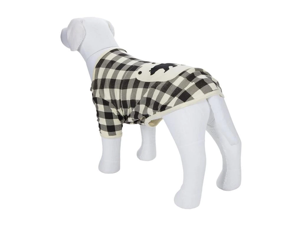 商品Little Blue House by Hatley Kids|Cream Plaid Dog Pajama,价格¥141,第3张图片详细描述