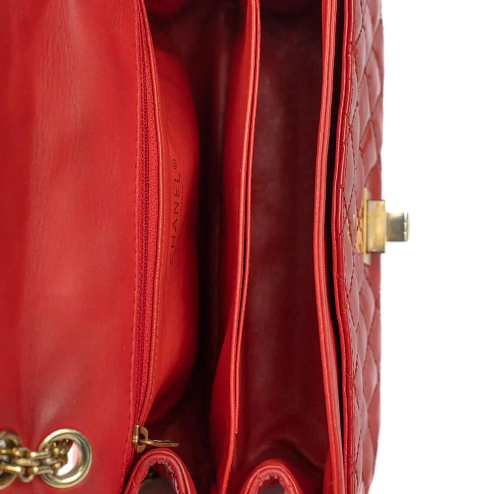 商品[二手商品] Chanel|CHANEL 2.55 Vernis Shoulder bag in Red Patent leather,价格¥19450,第5张图片详细描述