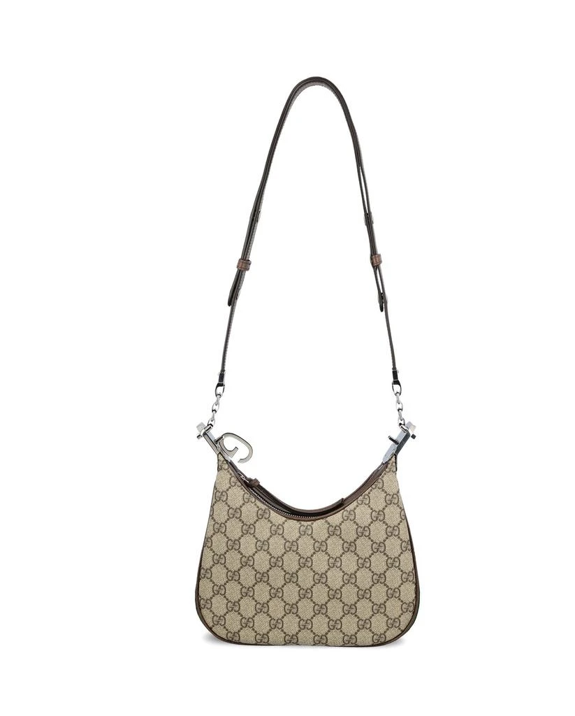 商品Gucci|Gucci Attache Monogram Print Small Shoulder Bag,价格¥16524,第1张图片