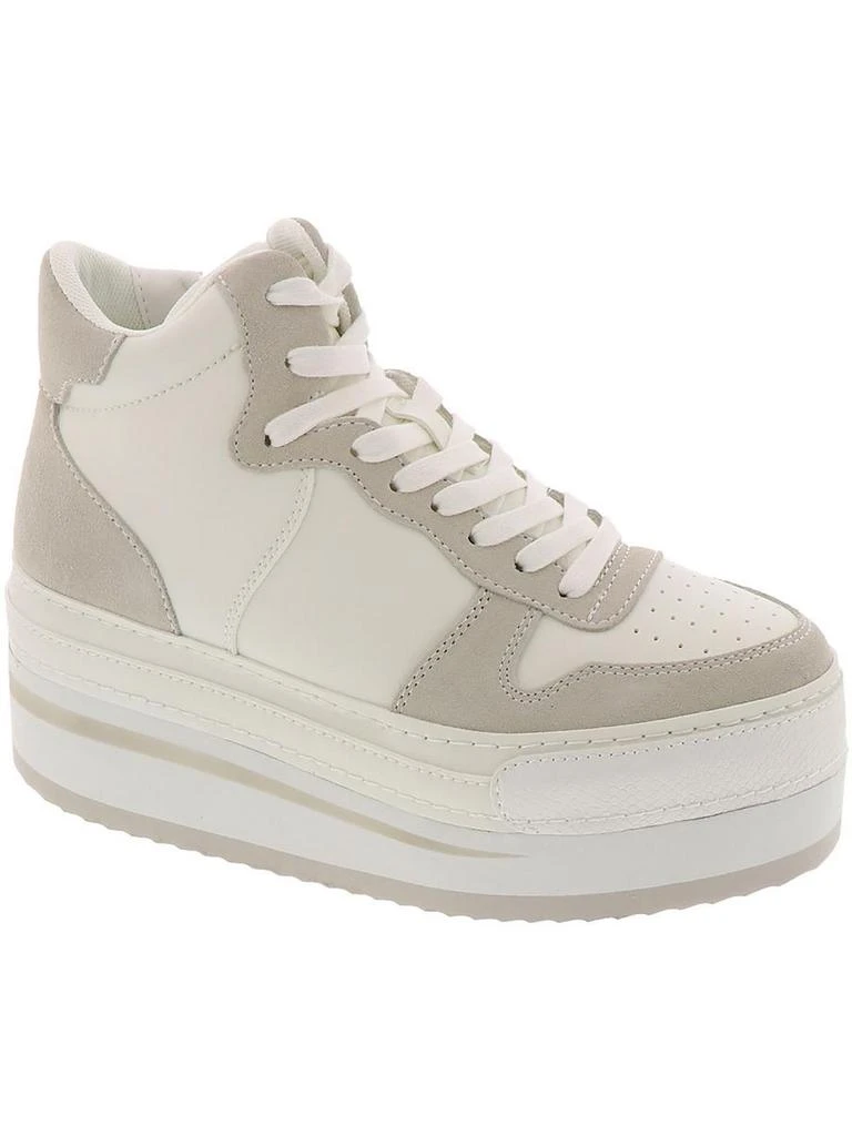 商品Steve Madden|Brodie  Womens Leather Lifestyle High-Top Sneakers,价格¥516,第1张图片